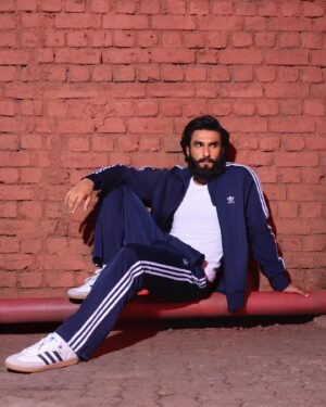 Eka Lakhani Instagram - Suave Superior. @ranveersingh for @adidas 

#StyledByEka
Style Team @itsfatimabaluch @team___e 
Dress Team @harikrishgk1
Hair @aalimhakim @mustaqeem_salmani
Makeup @mahadevnaik08
Photographed by @prasadnaaik