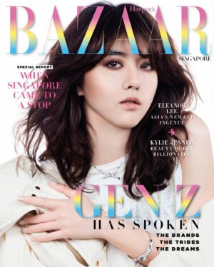 Eleanor Lee Instagram - I’m so honored to be on the cover of @harpersbazaarsg ! Thank you guys so much! I love this look on me! It’s so new!!! The magazine will be out on the 1st of June.  And you can get it on this website: https://www.magzter.com/SG/SPH-Magazines-Pte-Ltd/Harper's-BAZAAR-Singapore/Fashion/ 
Thank you so much, @kennieboy and @windyaulia and more whom if I have not tagged. Thanks for making this happen! 💛