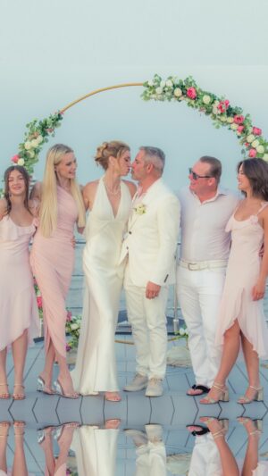 Elena Lyons Instagram - for better or worse, till death do us part. 🤍

Saint Tropez Wedding Vow Renewal