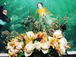 Elena Satine Instagram - Drowning in flowers.