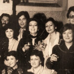 Elena Satine Instagram - Happy New Year! 
We partied like it was 1989. (Pictured, my mama and friends NYE ‘89)