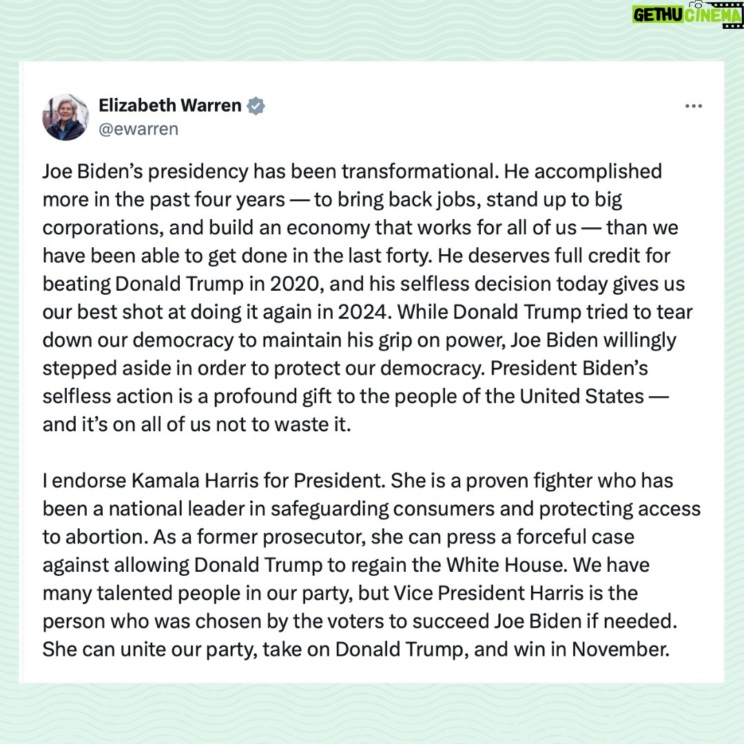 Elizabeth Warren - 59.7K Likes -