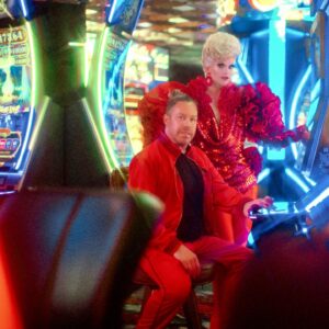 Elliott with 2 Ts Instagram - Giving yall gay Las Vegas dynasty. 🎰🎰🎰
I can’t put into words what it means to have someone in my life take such good care of me and truly supports me in every way. I love you so much cutlet. 💕💋🤟🏻
📸: @privilegequeen 
💍: @nobasicbombshell 
👗: @jan_eneskey / @ruffles_gloves_official 
💇🏼‍♀️: @wiggedoutau