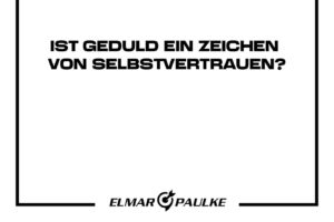 Elmar Paulke Instagram - Wer geduldig warten kann, ist sich seiner Sache sicher. Geduld ist eine Frage von Vertrauen, von Vertrauen in sich selbst. Von Vertrauen, in das angestrebte Ziel, das ich erreichen möchte. 

Kennt Ihr diese Ungeduld?

Leg mich wieder hin!
Game On!