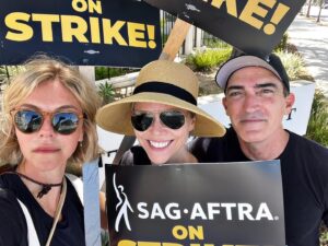 Eloise Mumford Instagram - we'd rather be at work, earning fair wages under a fair contract. until then, we're in it together for the long haul ✊🏼 #unionstrong