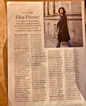 Elsa Punset Instagram - Este mes, he compartido con @GemaVeiga, en la última página de ELLE, estas reflexiones sobre qué es ser positivo. Aquí las dejo por si resultan útiles para empezar este ya cercano 2021 con buen pie 😊