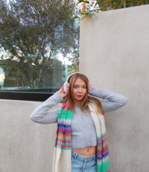 Emilia McCarthy Instagram - bicoastal girl math is wearing the same thing during LA winter vs Toronto winter