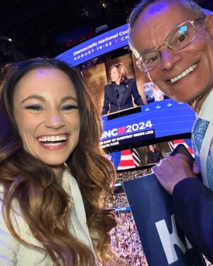 Emily Calandrelli Instagram - History. 😭I’m so honored to be here to witness it with the West Virginia democrats (and my dad)💙🇺🇸