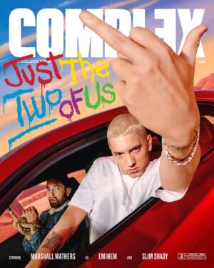 Eminem Instagram - Introducing our latest Complex cover stars...Eminem and Slim Shady 🥊

Hit the LINK IN BIO to read the Complex cover story and shop the Eminem collection

Photographer: @sweetcian
Styling: Dawn @dawnbstyle 
Groomer: @katrinamalota_ 
Tattoo Artist: @sabatellistyles
Set Design: @ilananotilana
Production: @northofnowfilms
Chief Content Officer: @n_c_b
Editor-In-Chief: @ariahughes
VP, Creative: @damnginab
Design Director: @ben_kopp_
Head of Music: @ericskelton