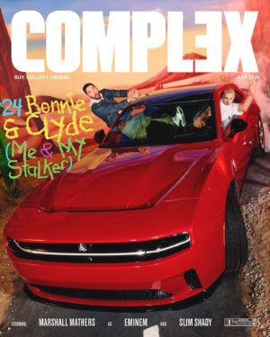 Eminem Instagram - Introducing our latest Complex cover stars...Eminem and Slim Shady 🥊

Hit the LINK IN BIO to read the Complex cover story and shop the Eminem collection

Photographer: @sweetcian
Styling: Dawn @dawnbstyle 
Groomer: @katrinamalota_ 
Tattoo Artist: @sabatellistyles
Set Design: @ilananotilana
Production: @northofnowfilms
Chief Content Officer: @n_c_b
Editor-In-Chief: @ariahughes
VP, Creative: @damnginab
Design Director: @ben_kopp_
Head of Music: @ericskelton