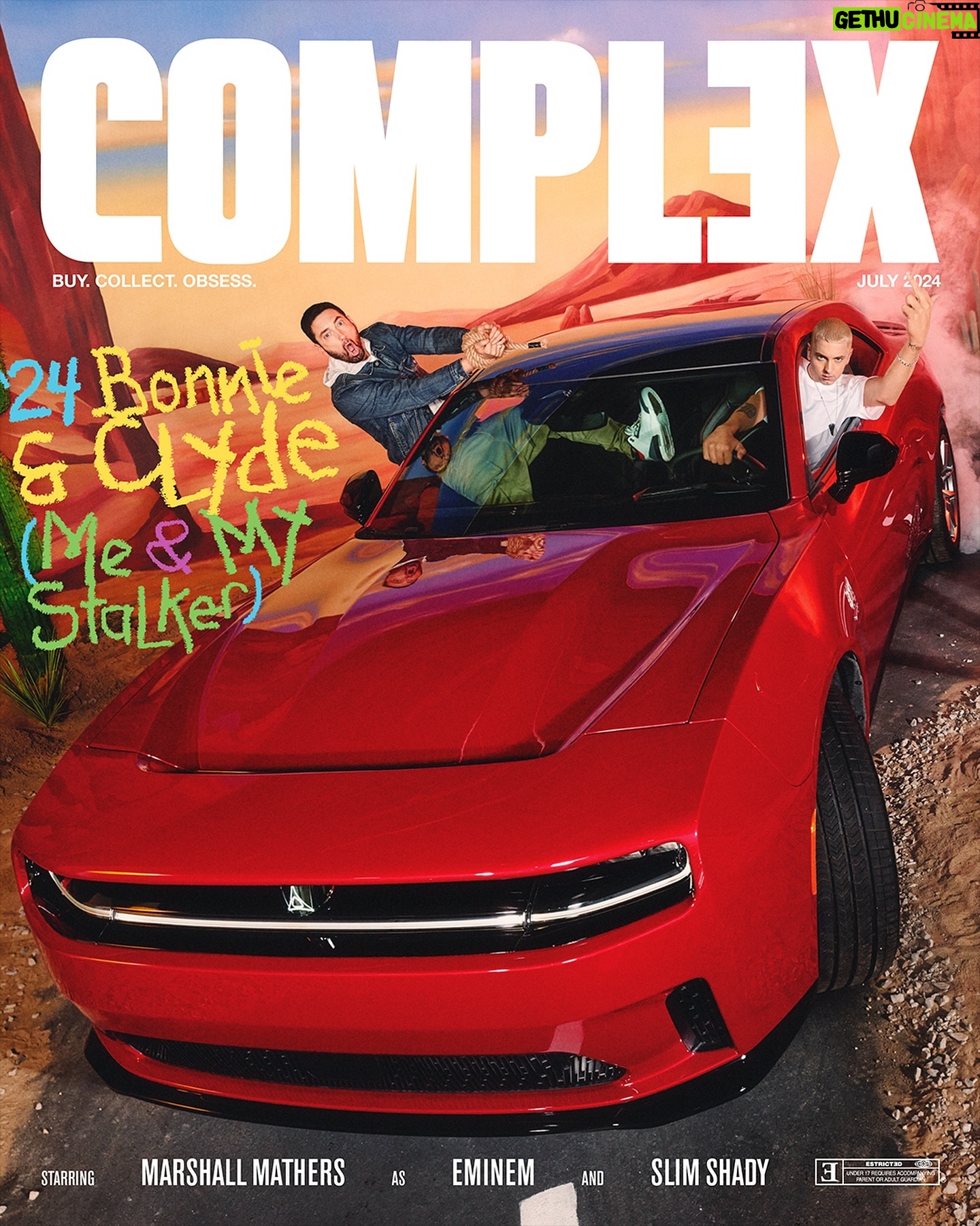 Eminem - 1 Million Likes - Introducing our latest Complex cover stars...Eminem and Slim Shady 🥊
Hit the LINK IN BIO to read the Complex cover story and shop the Eminem collection
Photographer: @sweetcian
Styling: Dawn @dawnbstyle
Groomer: @katrinamalota_
Tattoo Artist: @sabatellistyles
Set Design: @ilananotilana
Production: @northofnowfilms
Chief Content Officer: @n_c_b
Editor-In-Chief: @ariahughes
VP, Creative: @damnginab
Design Director: @ben_kopp_
Head of Music: @ericskelton