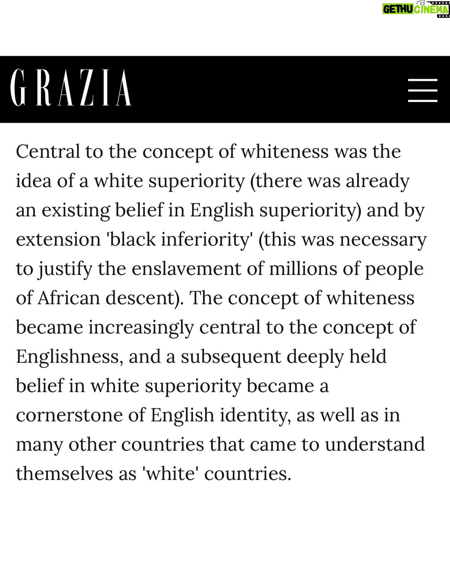Emma Dabiri - 4.7K Likes - No way I’m making “new content” to respond to the 2024 race riots. It’s all been said before and I honestly think part of the problem is our short term, non strategic, reactionary approach to everything. So just sharing a few bits from the wild ride that was 2020 2021 that not only do I think remain relevant but need to actually be fully addressed !!! (Incidentally the @grazia articles are from one story on Meghan Markle and another on Sancho, Rashford and Sako but could be *INSERT RACIST INCIDENT OF CHOICE” it’s allllllll the same ting)
In What White People Can Do Next; From Allyship to Coalition, borrowing from the sociologist Vron Ware, I wrote about how the elimination of pervasive racism is part of an overarching ‘politics of change that does not provide short-term gratification’. The antithesis perhaps then of social media use, with its quick dopamine hits.
The harder slog of necessary anti-racist work that occurs offline, certainly doesn’t “reward” us with the same immediate “buzz”.
“Don’t be discouraged by this; the on-going nature of this work is part of what makes it all the more urgent. As many of us as possible must embark on the journey”. The effort required may well be more enduring, but so to will be the rewards…
In our increasingly fractured and divided times, we must see that our current framing of conversations about race simply don't work. To continue on the same path is a self indulgence we can no longer afford.