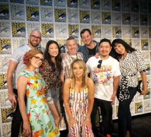 Eric Bauza Instagram - 🦄🐱🌈 @cartoonnetworkofficial @warnerbrosanimation #SDCC