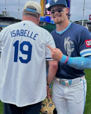 Eric Stonestreet Instagram - Another @bigslickkc in the books. Almost 4 million raised this year and over 25 million in the last 15 years for @childrensmercy. 
Those are big numbers and they wouldn’t be possible without the great people of Kansas City showing up for the kids and families that find themselves dealing with the brutal reality of pediatric cancer. 
And while we love to celebrate the wins, and there are many to celebrate, we must also acknowledge the losses. 

We lost our friend Isabelle last week. 
Just before the big weekend. 

Her loss is what keeps the doctors, researchers, and the kind and giving people that fund them motivated. Motivated to help manage cancer, and someday help cure cancer. 

We wanted to make sure @isabellesears._  was at big slick this year like she was last year and that she got that picture with her beloved @bwitter7 that she dreamed of. 
Mission accomplished. 

We love you Isabelle. Your spirit and humor will live on through all who loved you and knew you. 
I’m just grateful for our short time of being bffs.❤️