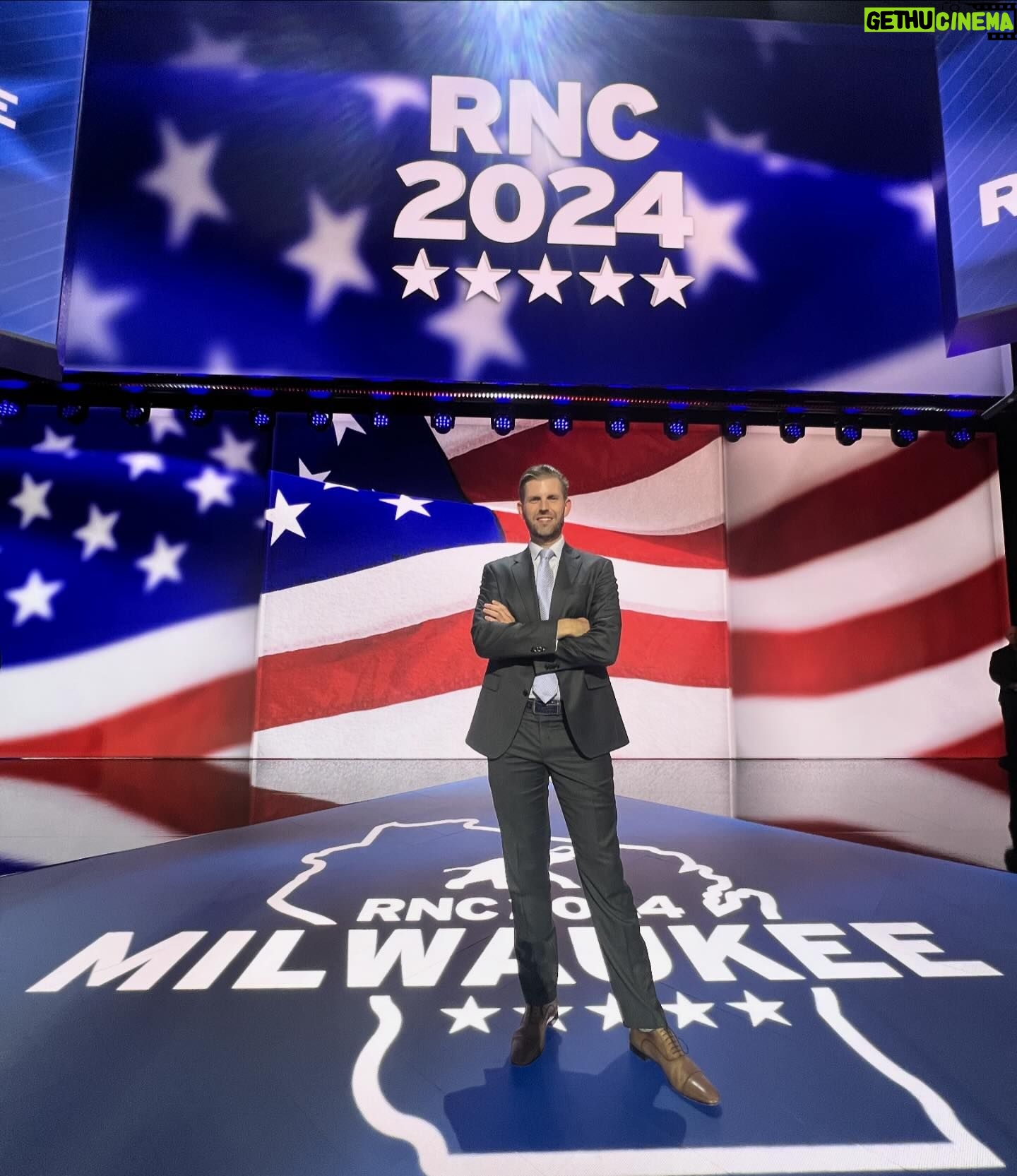 Eric Trump - 40K Likes - I’m honored to speak to the Nation immediately before my father tonight! Tune In! 9:15pmET 🇺🇸🇺🇸🇺🇸