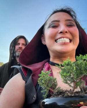 Erika Ishii Instagram - Fairest friends, by hook or by crook.

🪴I named my new bonsai Pat Mortreeta