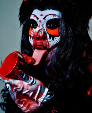 Erika Klash Instagram - 🩸🦇🎥 Technicolor Bat Hostess 🩸🦇🎥 (Take 2) 
📸 by @cashmonetdrag 
There’s so much exciting stuff happening today!
🦇
My Dragula Titans Ep. 2 Recap/Kiki at 6PM ET on my Twitch channel. 
🦇
My tribute to The Vampira Show is now live on my YouTube channel!
🦇
@bouletbrothersdragula Titans Ep. 3 goes live at MON 9PM PT / TUE 12AM ET on @shudder !