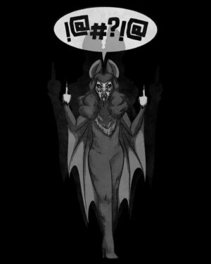 Erika Klash Instagram - 🤬‼️ Merch Drop 🩸🦇
-
Technicolor Bat Hostess T-shirts & hoodies are now live on @dragqueenmerch ! Thanks @nachoslanderer for collaborating on this design. It’s available in true greyscale and the Technicolor x Greyscale style you saw on Titans Ep. 1. Flip someone off in style I guess? 😂😂 Links in my story & Linktree.