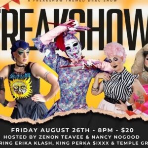 Erika Klash Instagram - Did someone say “sideshow” ? 🗡➡️😮
-
(NYC) I'll be seeing you this Friday at @coney.island.usa for Freakshow! Get your tix at coneyisland.com/event/freakshow (button in stories). Shows with myself & @zenonwithaz (Camp Wannakiki) // @shesuptonogood // @kingperkasex (NC) // & @temple_grande