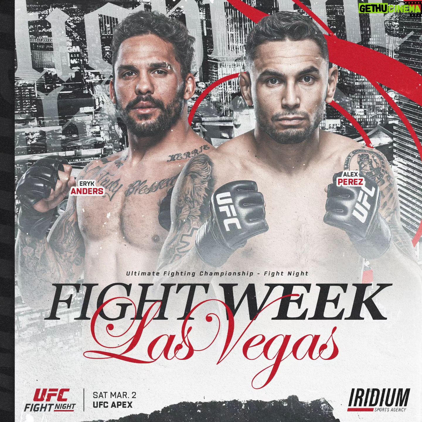 Eryk Anders - 462 Likes - 🚨 #TeamIridium OGs @erykanders & @alexperezmma are ready to do what they do best Saturday at #UFCVegas87 👊🏽 #TheDarkside
