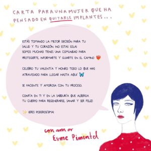 Esmeralda Pimentel Instagram - Todxs somos libres de hacer con nuestro cuerpo lo que queramos, pero es importante que al tomar una decisión lo hagas informadx. Por eso queremos compartirte estos datos para que si decides hacerlo que sea desde la consciencia y el conocimiento. ✨

Te invitamos a investigar más sobre el tema.

¿Una segunda opinión? Contacta a @dr_buenrostro