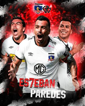 Esteban Paredes Instagram - Feliz cumpleaños Esteban Paredes

Siendo la hora del campeón queremos desearle un muy feliz cumpleaños a Esteban Efraín Paredes Quintanilla, aquel que sabe lo que es levantar copas con la camiseta de Colo Colo y seguir la senda triunfal de David Arellano.

Recordamos como si fuera ayer, siendo 5 de octubre del 2019 cuando marcaste el gol frente a la última vocal y tus goles quedaron plasmados en los récords históricos, logrando ser el mas grande goleador de la primera división del fútbol chileno.

Como Garra Blanca te enviamos un fraterno abrazo de gol Esteban, tus goles y las alegrías que nos diste quedarán en la retina de cada hincha del pueblo colocolino, donde tu figura será recordada como te gustaría, de garrero a jugador, de hincha a leyenda.

GARRA BLANCA
EL ORGULLO DEL PUEBLO