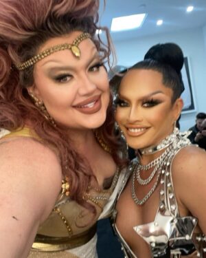 Eureka O'Hara Instagram - How incredibly honored I was to be apart of the Pride Billboard cover but here’s a solo for the spread and some selfies with my co-drag-stars
•
“We know about the homophobia and the transphobia, but are any of them afraid of heights? Or spiders?” 
.
I had the best time on set with all of these amazing artists! @sashacolby @landoncider @the_symone 
.
Click the link in my bio to check out full @billboard article! 
•
💇‍♀️: @wigsandgrace 
💄: @lorislatex 
👗: @marcosquared 
💍: @roxbycox 
📸: @munachiosegbu