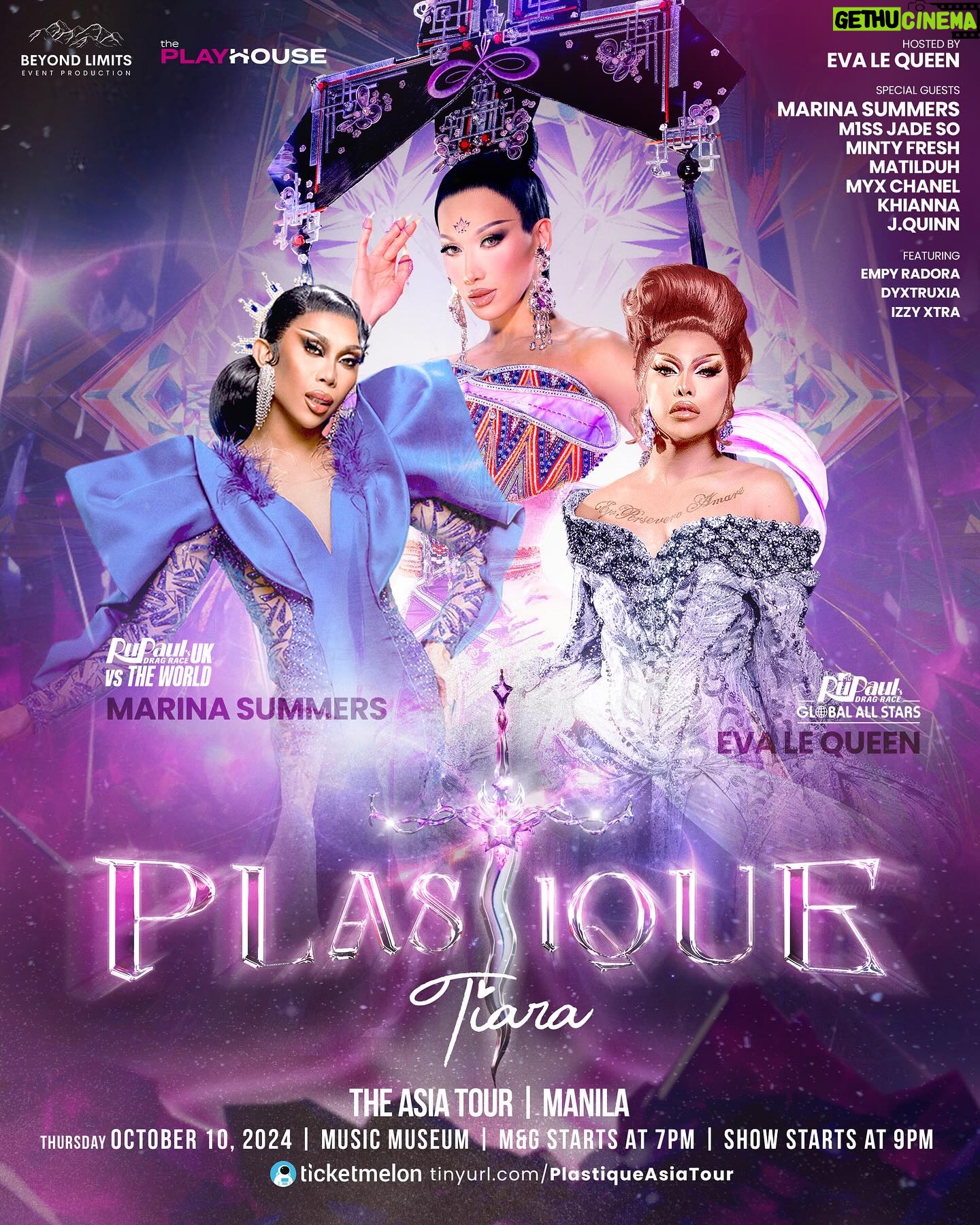 Eva Le Queen - 2.8K Likes - ASIAN EXCELLENCE HAS ARRIVED! ✨
The Ultimate Asian ALL STARS have come together in one unforgettable event! From UK vs The World, US All Stars, and now Global All Stars! 🌏💫
You would not want to miss this!
Get your tickets at tinyurl.com/PlastiqueAsiaTour