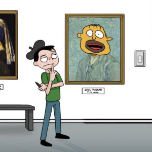Evan Fong Instagram - homerlisa (2020, oil on canvas)
