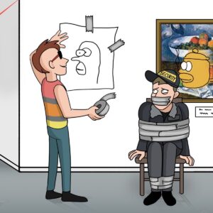 Evan Fong Instagram - homerlisa (2020, oil on canvas)