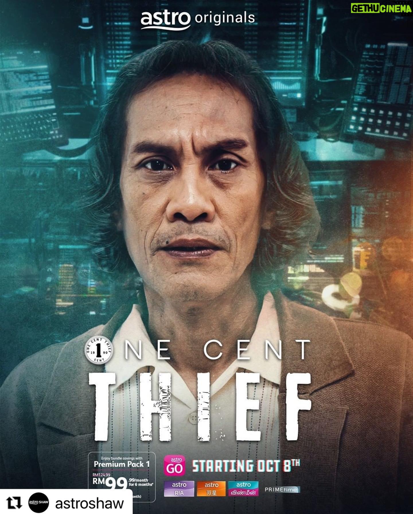Faizal Hussein - 1.4K Likes - 8 October guyzz
#Repost @astroshaw with @use.repost
・・・
Abah wants a better life for himself and his son, Iman but the problem is… he only dreams. Will Abah finally realize that he cannot forever deny reality? #TheFather
Stream two episodes via On Demand or Astro GO to watch Faizal Hussein (@faizalhusseinofficial) as Abah in the Astro Original series, One Cent Thief on 8 October. Watch One Cent Thief starting 8 October simultaneously on Astro Ria, Astro Shuang Xing, Astro Vinmeen and Primetime.
@syafiqkylez @faizalhusseinofficial @azirashafinaz @agoactor @fabianloo @minahbourne @amerul_affendi @alfiepalermo @ariffzulkarnain @indepix
Stream on Astro with Premium Pack 1, at only RM99.99 (for 6 months). WhatsApp "Get Astro" to 03-9543 3838.
#AstroOriginals #OneCentThief #OneIsAllItTakes #PekPremium1