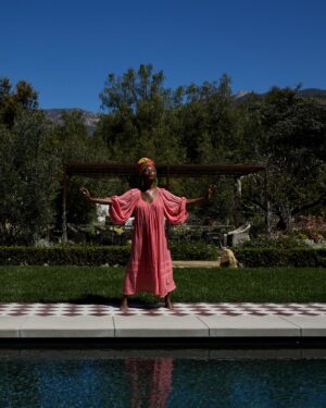 Fatima Robinson Instagram - !Movement! Sunshine and color with Fatima Robinson (@fatima_noir) at her home in Ojai.