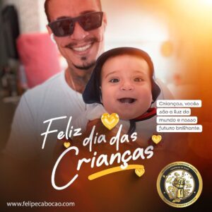 Felipe Colares Instagram - Crianças, vocês são a luz do mundo é nosso futuro brilhante ✨ 
O Instituto Felipe “cabocão” Colares deseja a todas as crianças um dia feliz, em especial, as nossas Pedrinhas de Ouro. Que N.Sra. De Aparecida abençoe todas as crianças do mundo 🙏🏻
Aguardamos toda a comunidade para vivermos um dia especial hoje, a partir das 16h, na Travessa C, n°34, Pedrinhas.
.
#diadascrianças