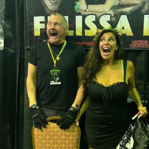 Felissa Rose Instagram - Two camp killers walk into a bar….and you know what happens  next 😳🔪♥️ @houstonhorrorfilmfest 🎉🎉🎉