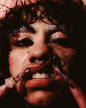 Felix Mufti Instagram - The hot pink space cadet explorer @felixmufti ❄️☁️

Direction / photography @lukebryantphoto 
Styling @felixmufti 
Makeup @lipglosslezza 
Teeth / lashes @bijouxbeautyofficial 
Nails @nikkinailedit_ 
Assist @misa_osama 
Space @vesselstudios