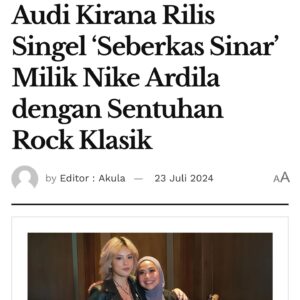 Feni Rose Instagram - 22 Juli kemarin, ketemu sama teman2 media dlm rangka memperkenalkan @audikiranaa dan single terbarunya, sebuah remake lagu Seberkas Sinar yg dipopulerkan Nike Ardilla, ciptaan Deddy Dores.  Dua legend musik di tanah air. 

Sebagai gen Z, khususnya genZ jaksel yg bahasa Indonesianya ber akasen 😅.. ibuk mau memperkenalkan anak ini pd lady2 rocker seniornya dan lagu2 rock Indonesia. 

Sebelumnya @audikiranaa  sdh menulis dan merilis 3 single, yg semuanya bahasa inggris dg sentuhan Rock.  Jadi supaya dia jg semakin menyelami karya2 musisi Indonesia, maka ibuk perdengarkan dia dg bbrp lagu rock Indonesia.  Dan lagu Seberkas Sinar ini salah satu yg nyantol di hati Audi.  Dia bilang, dia suka bgt, menyentuh emosinya dan juga mengingatkannya pd lagu2 Scorpions. 

Lalu kita berencana remake lagu ini, langsung menghubungi keluarga Alm Deddy Dores dan publising nya. 

Kemudian kita rembukan dg om @danielclift  sbg music directornya Audi dan @richardbenhard the producer. 

Nggak ada yg bisa melampaui ke legend an Seberkas Sinar dg Nike Ardilla sbg penyanyinya.  Bahkan @calvindores.28 pun mengisahkan, Nike Ardilla adalah “Seberkas Sinar” nya Deddy Dores,  yg menginspirasi lagu ini. 

Jadi single yg dirilis @audikiranaa ini, adalah sebuah apresiasi thdp karya dan sejarah 2 legend tersebut… dan mencoba menginterpertasikan lagu ini sesuai karakter vocal Audi. 

Ada yg suka atau ada yg kurang cocok, semuanya kita syukuri, Alhamdulillah.  Lewat project ini, anakku belajar juga tentang sejarah 2 legend music tanah air.. sembari terus mengasah kemampuan musikalitasnya. 

Semoga Berkenan .. ❤️ 
Love ibuk2 “ratu gossip” dan besok harga naik. 

Thank you @d_str and team, serta @blackjackjkt dan @ernestsilanoe  untuk support nya di event ini. 

#neposandchroniku