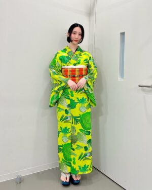 First Summer Uika Instagram - #ウイカ衣装 🥦

・浴衣＆半幅帯
→ROBE JAPONICA
@robe_japonica 

・兵児帯＆帯締＆簪
→ふりふ　#ふりふ
@furifufurifu 

・下駄
→三松　#三松
@mimatsu.shara.kimono