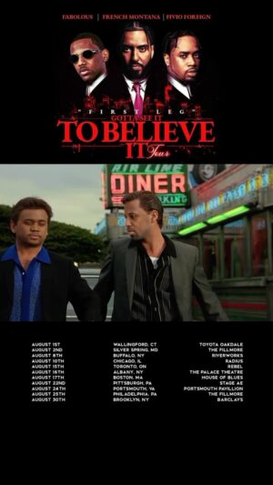Fivio Foreign Instagram - 🎥🌊🏄🏽‍♂️ “GATTA SEE IT TO BELIEVE IT “ tour

AUGUST - tickets on sale now ! 

@myfabolouslife @fivioforeign_8fs  link in bio !