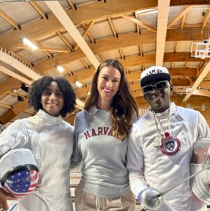 Flavor Flav Instagram - FLAVOR FLAV::: I’ve been getting a lot of praise for my work with the water polo teams and the Olympics,,, but I didn’t do it alone. 

I’m standing here with two Harvard Olympic Gold Medalists,,, We all know Lauren Scruggs the first black woman to win a gold medal in fencing,,, and the woman on the right is my WoManager and a double @HARVARD Graduate. The Washington Post said she deserves a gold medal,,, so im gonna give it to her with some flowers. 

She the one who had the idea and suggested we sponsor the water polo team,,, she the one who got us to Paris on our own dime bringing celebs out to the matches,,, and sponsoring other go fund me campaigns and paying Olympians rent and making bronze clocks (@rock_n_stones). She has me running around collecting GOATS like Pokémon. 

At my Paris press conference,,, I said that people perform better when someone has their back and I had the water polo players back,,, but ya know what,,, I perform better knowing this woman has my back like no one else ever has. We out here changing peoples lives and we ain’t stopping any time soon. 

I don’t have a publicist,,, or agent,,, or social media team,,, or stylist. She does it all. This woman is incredible and intelligent and hard working and she deserve her flowers,,, and medals. I know she private and like to be quiet,,, but I’m so proud of her,,, What we have done here will be talked about forever,!! 

This is how ya build unity and community. 

Good job @Harvard ,,, keep turning out champions,!!

Shout out to my two incredible LawyHers as well.