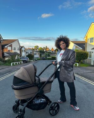 Fleur East Instagram - Long gone are the days when I could just ‘pop to the shops’ 😂 and I wouldn’t want it any other way 🥰🥹