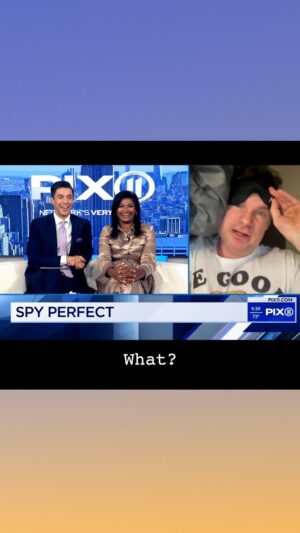 Flula Borg Instagram - When you forget the interviewers are not in your time zone #snooze #pajamas #REM