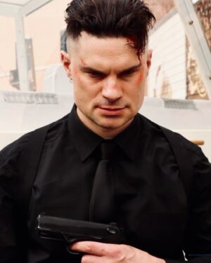 Flula Borg Instagram - Say hallo to Bishop Crane. He is not a nice person. Meet him in My Spy:The Eternal City on @primevideo.