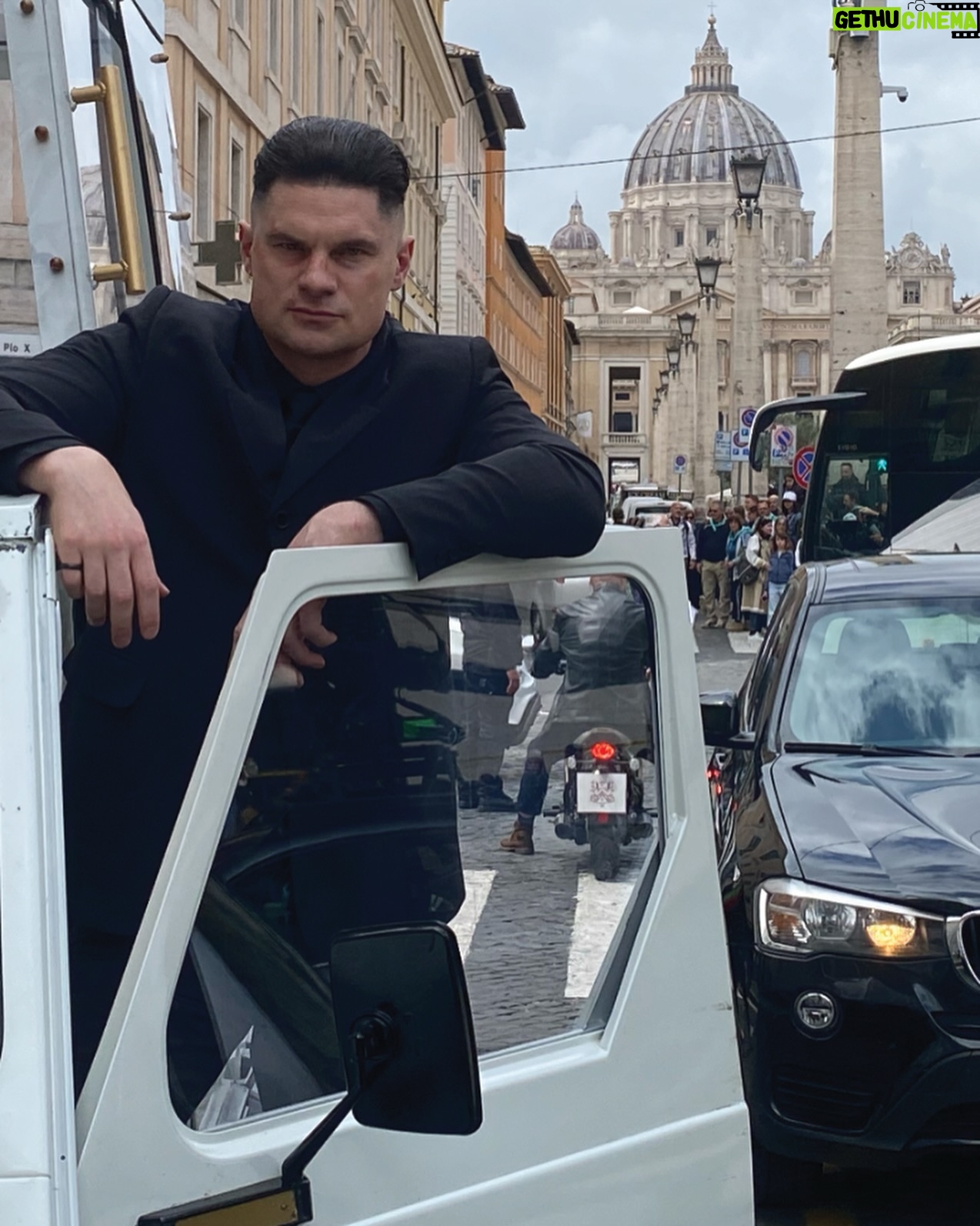 Flula Borg - 3 Likes - Say hallo to Bishop Crane. He is not a nice person. Meet him in My Spy:The Eternal City on @primevideo.