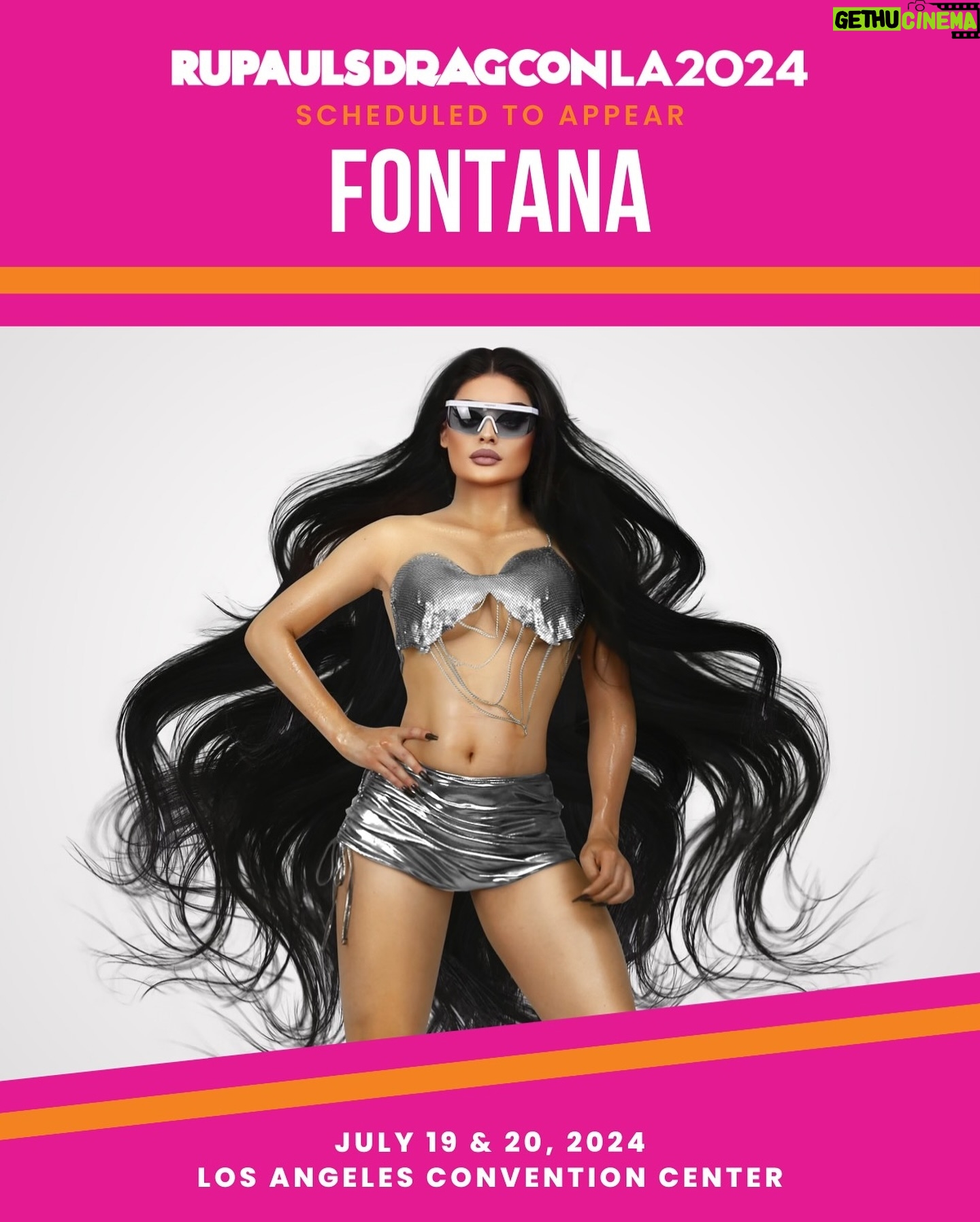 Fontana - 3.2K Likes - Slay baby! ✨ #DragRaceSweden runner-up @fontana is coming to @rupaulsdragcon LA - the largest gathering of #DragRace queens in the WORLD! 🌴
🎟️ #DragCon LA tickets on sale at rupaulsdragcon.com
🗓️ July 19 & 20
📍 L.A. Convention Center