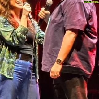 Fortune Feimster - 43.9K Likes - I’ll never get over this moment. Getting to sing Ironic with Alanis Morissette. She was so present in a way you rarely experience with people; just looking in my eyes with pure joy as I sang her freakin iconic song to her. I legit teared up when I got off stage. And truly her show is one of the best live performances I’ve ever seen. RUN to go see her in concert!