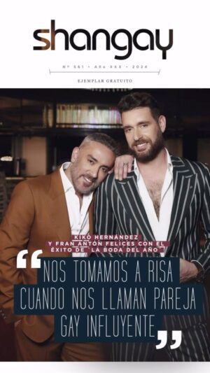Fran Antón Instagram - Gracias a  la revista @shangaycom 

Gracias a  @fresnoticia por el cariño, cercanía y por la una entrevista tan divertida.

Gracias por el Video y making of  a @pablocdj y por pensar en nosotros.

Gracias al Fotografo @carlosvillarejo por su talentazo.

Gracias por ponernos tan guapos a @aaron_gil_stylist y @felixramirodesigner 

Gracias al maquillaje @iconspain 

Gracias a @entrenamientost3 por ponernos en forma.

Gracias infinitas a @bingolasvegas @teatrolasvegas sobre todo a @nachogde y a Alexsander por confiar en nosotros para la @labodacabaret y cumplir un sueño 

GRACIAS INFINITAS a mi amor @kikohernandeztv te amooooo