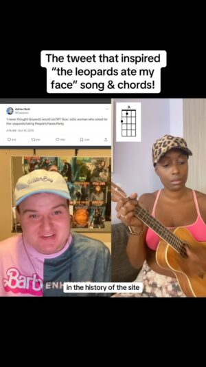 Franchesca Ramsey Instagram - My 2 most frequently asked questions when i post the #leopards song is “what’s the story behind the phrase?” & “can i get the #chords?” sign up for my mailing list at the link in my bio for a PDF copy of the chords! (and before you ask, yes August habit tracker coming soon!) Thanks @jaketchristie on TikTok for this great #twitter #history lesson!