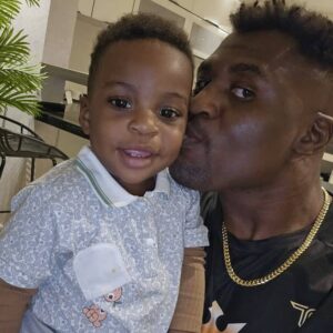 Francis Ngannou Instagram - The rainbow raised yesterday at Kobe’s burial ceremony, he witnessed all the love that you guys have for him. He came like a King and he left as a King 🕊️