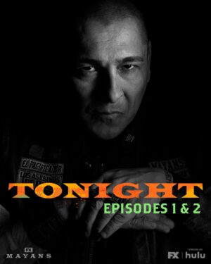 Franco Delgado Instagram - Tonight, tune in for episodes 1 & 2 of @mayansfx. Check your local listings for showtimes. #mayansfx #mayansmc #hankloza #elpacificador #hankscode #tranq #frankieloyal  #season5 #thefinalride #fx