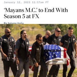 Franco Delgado Instagram - I read the news today, oh boy …  We still have one season left, it’s going to be a good one. Thank you to each, and everyone of you who have supported us since day one, I’m grateful to all of you, although the show may come to an end eventually, the Mayans Familia will be forever, Thanks for being a part of my Family, it’s been a hell of a ride… @mayansfx #mayansfx #mayansmc #hankloza #frankieloyal #adieu #elginjamesrules
